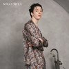 Solo seta22姆米重磅真丝睡衣套装男家居服长袖轻奢外穿秋冬 商品缩略图0