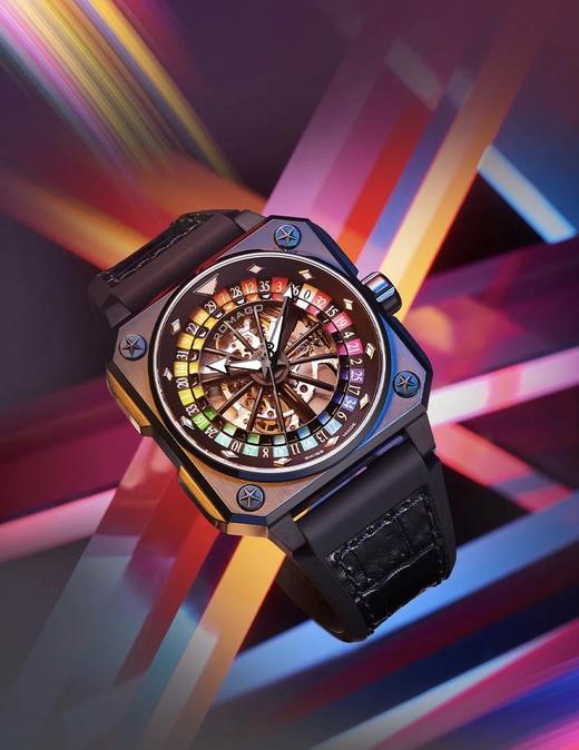 Romago SWISS 帝霸轮盘系列腕表 彩虹色 RM085-0557PL-RBOW-6 商品图1