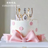 蝴蝶结皇冠  女神生日蛋糕（半翻糖蛋糕） 商品缩略图0