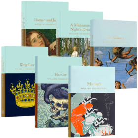 Shakespeare 英文原版 莎士比亚作品集6册套装 Collectors Library系列 罗密欧与朱丽叶 哈姆雷特 李尔王 麦克白 原版经典文学名著
