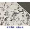【大彩图】张大千工笔画白描底稿《仿董源华阳仙馆图》临摹勾线山水线稿QD03 商品缩略图4