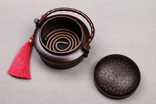 万字纹紫铜手提炉 商品图3