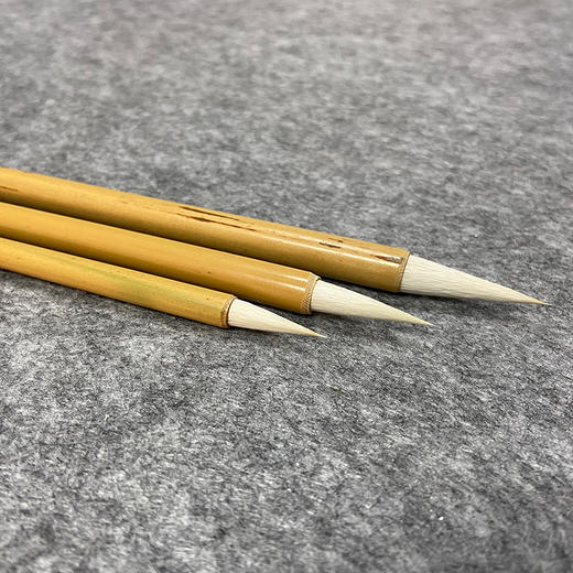 【桔舍】工笔画初学者入门毛笔套装含两只大白云中小白云各一只黑尖勾线一只 商品图2