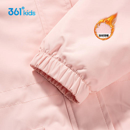 小361女童梭织加厚外套儿童加绒外衣防风2022春季新款K62213609 商品图4