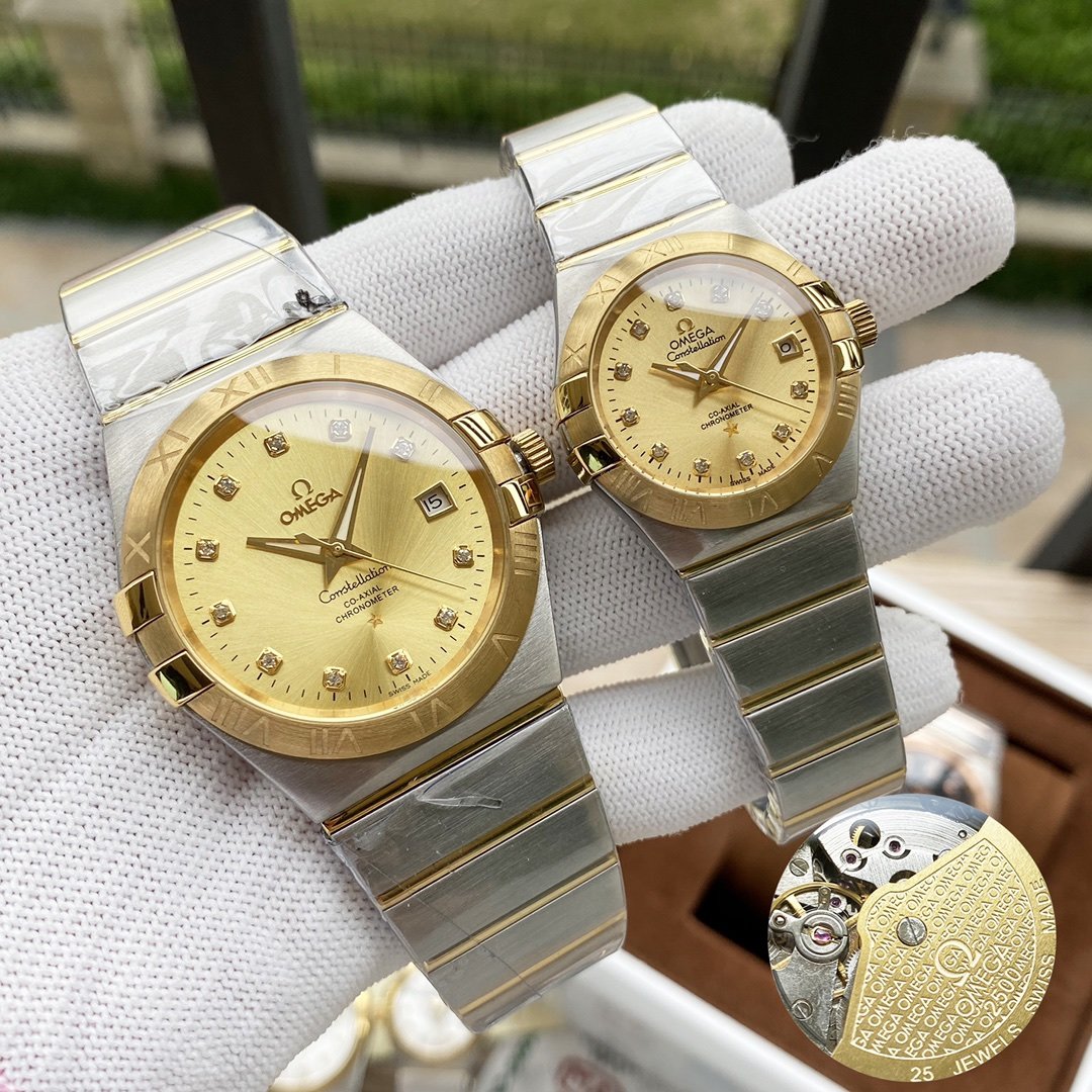 欧米茄 omega omega 传奇对表 经典永恒 双鹰系列 精品情侣对表 腕表