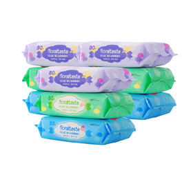 女神节-花儿滋婴儿洁净柔湿巾80片超值3连包（3提）