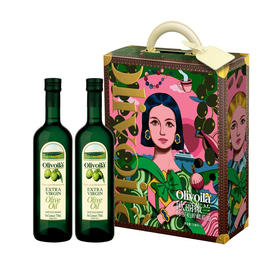 欧丽微兰特级初榨橄榄油礼盒装 750ml/瓶 2瓶/盒
