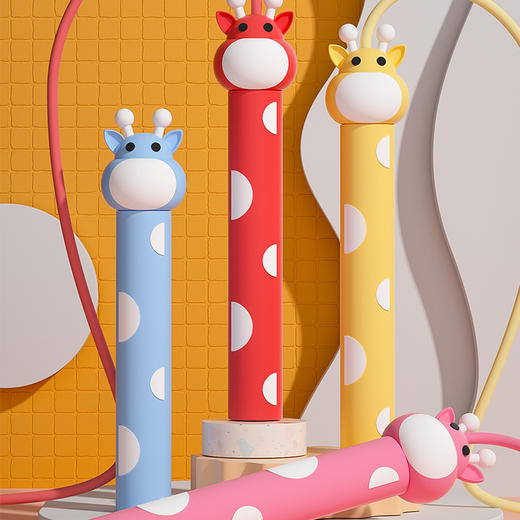 「卡通版儿童跳绳」儿童跳绳中小学生可爱动物跳绳动漫卡通跳绳训练体育用品 商品图0