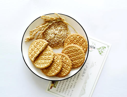杞冠臻选 | 米珍 米胚膳食纤维饼干 270g/盒 商品图1