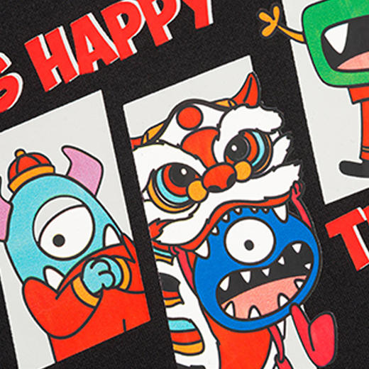 小361儿童卫衣22年春季小怪兽小童卫衣K52214302 商品图2