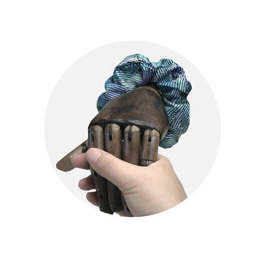 Solo seta绸缎大肠圈法式真丝发圈少女头绳丝绸韩国网红ins发饰 商品图3