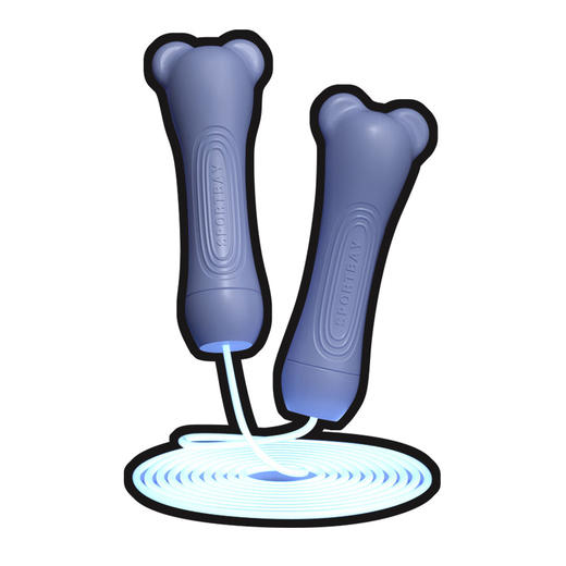 「让孩子爱上运动！会发光的跳绳」发光跳绳 中考考试幼儿园运动训练夜光跳绳体育用品健康训练 商品图4