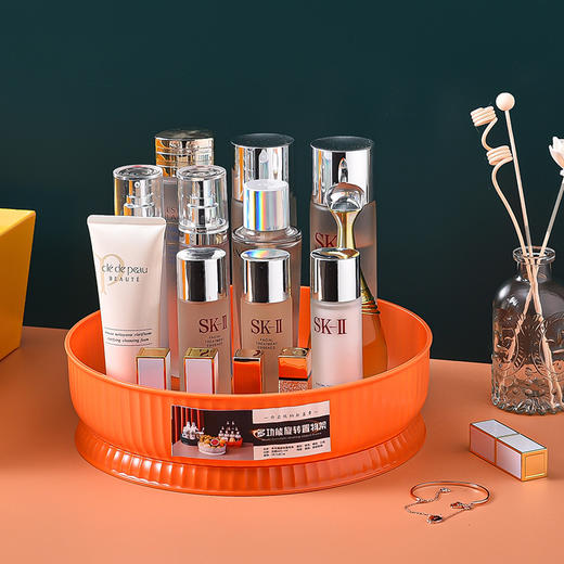 360度旋转厨房调料架塑料多功能调味料置物架家居用品收纳架 商品图3