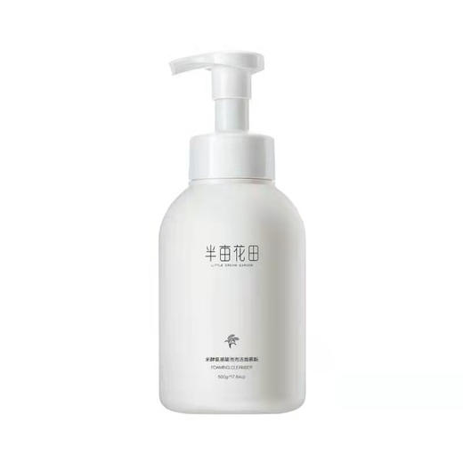 【39元/个】半亩花田氨基酸米泡洗面奶洁面乳慕斯500g 商品图1