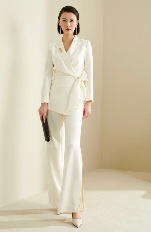 4583 主持人同款“大女人”套裤 权威 气场 高知 优雅颈袖添香 商品图4