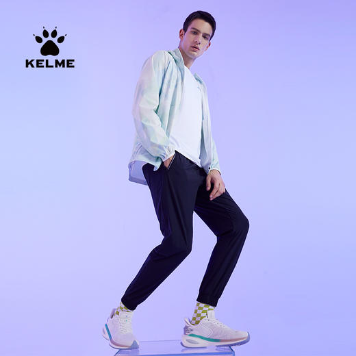 卡尔美年夏季男士新款梭织运动外套防晒服 商品图5