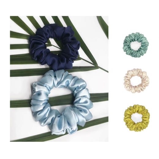 Solo seta真丝小发圈礼盒装 韩国网红女扎头头绳ins马尾发带 商品图1