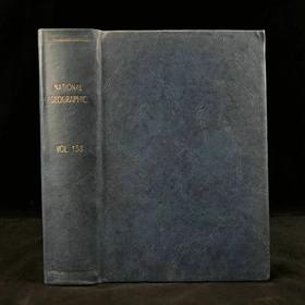 1970年下半年合订本 国家地理杂志 约千幅彩色插图 精装16开