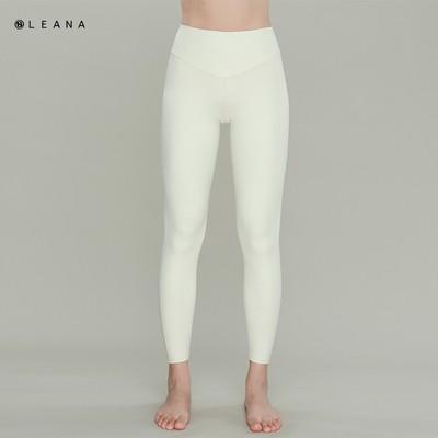 LEANA高腰无痕裸感弹性透气收腹提臀户外运动健身跑步紧身九分裤LN3551 商品图2