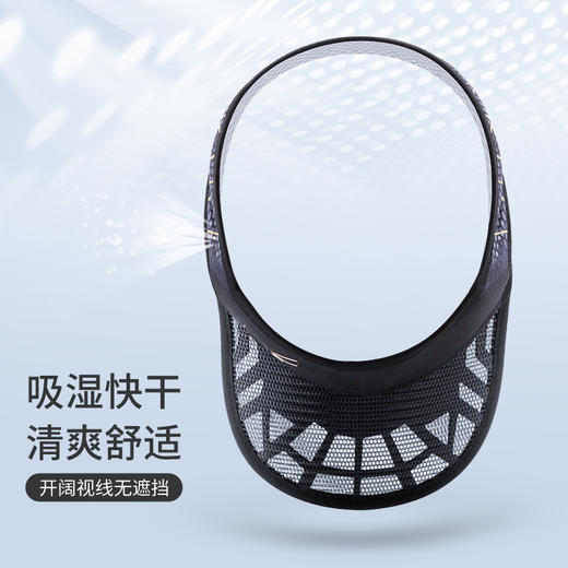 迈路士防晒跑步运动速干空顶帽户外透气太阳帽网球帽子旅游男女遮阳帽 商品图2