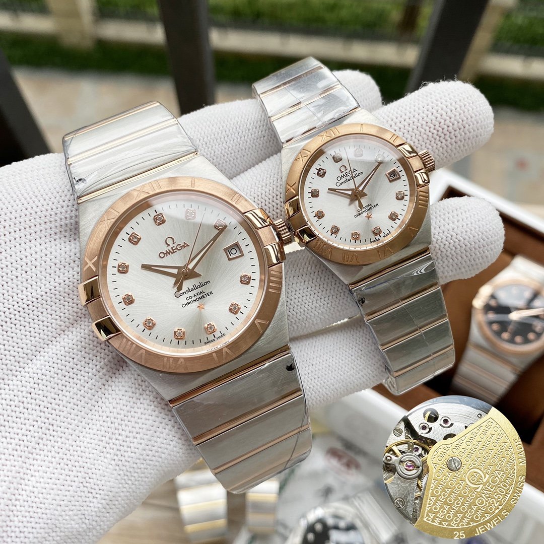 欧米茄 omega omega 传奇对表 经典永恒 双鹰系列 精品情侣对表 腕表