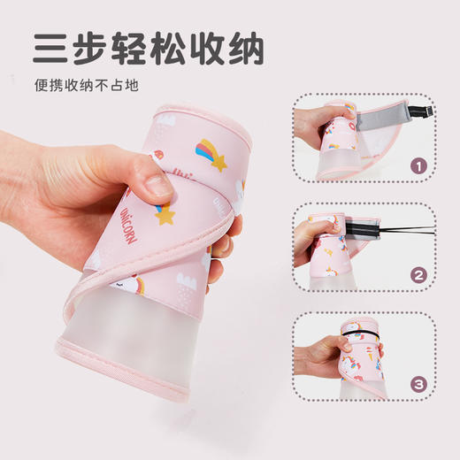 KK树儿童防晒帽遮阳防紫外线太阳帽宝宝帽子男童女童空顶大帽檐夏缤纷夏日防晒帽 商品图3