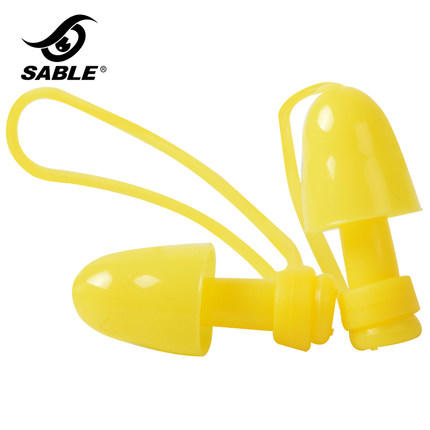 黑貂游耳塞游泳防水专业防丢失硅胶洗澡洗头潜水堵耳朵防进水神器EP-03 商品图3