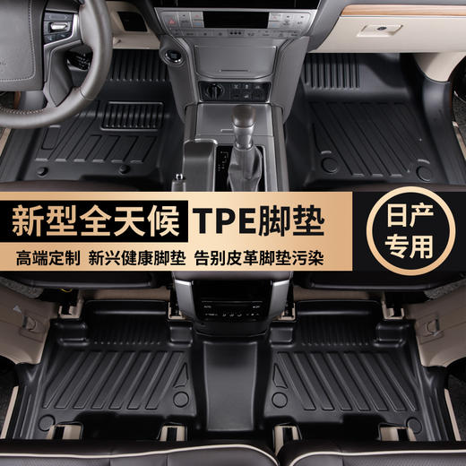 汽车全包围脚垫 适用于日产轩逸天籁劲客骐达奇骏蓝鸟逍客 商品图0