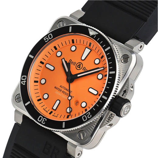 Bell & Ross 柏莱士 INSTRUMENTS系列 BR0392-D-0-ST/SRB 潜水休闲腕表 商品图1