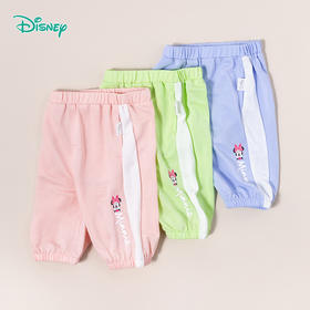 迪士尼夏季新品清爽空调裤女童七分裤