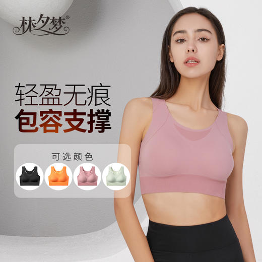 【云朵文胸】轻盈无痕多场景支撑不挑身材日常百搭定向塑形插垫可拆舒适方便轻盈拼纱透气美背_2202 商品图1