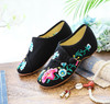 XQ新款牵牛花喇叭花圆头帆布绣花布鞋 商品缩略图7