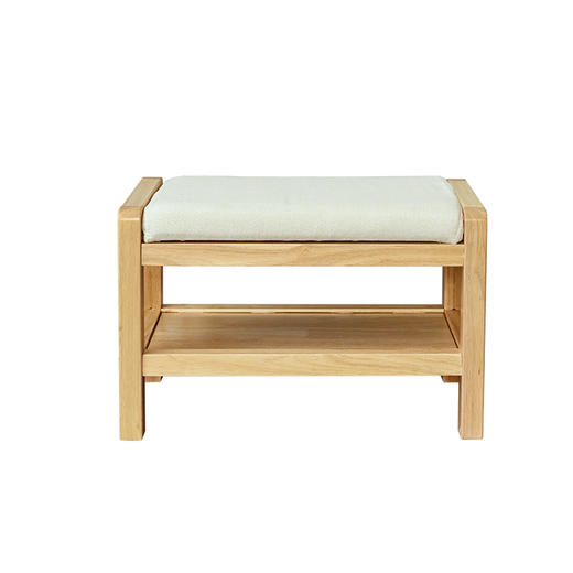 喜梦宝实木简约实用换鞋凳 商品图4