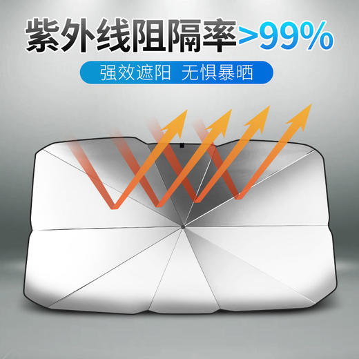 汽车折叠遮阳伞~自动伸缩 商品图3