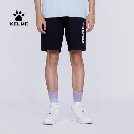 卡尔美休闲短裤男夏季运动新款潮流简约棉高腰五分裤子 商品图1