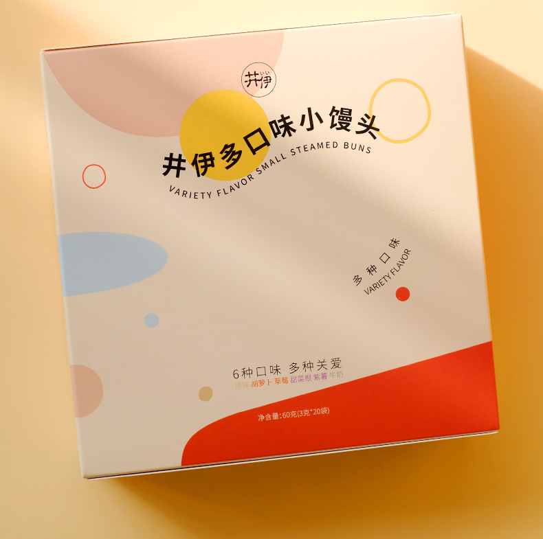 井伊果蔬小馒头奶豆袋装入口即化宝宝零食送宝宝婴幼儿辅食食谱