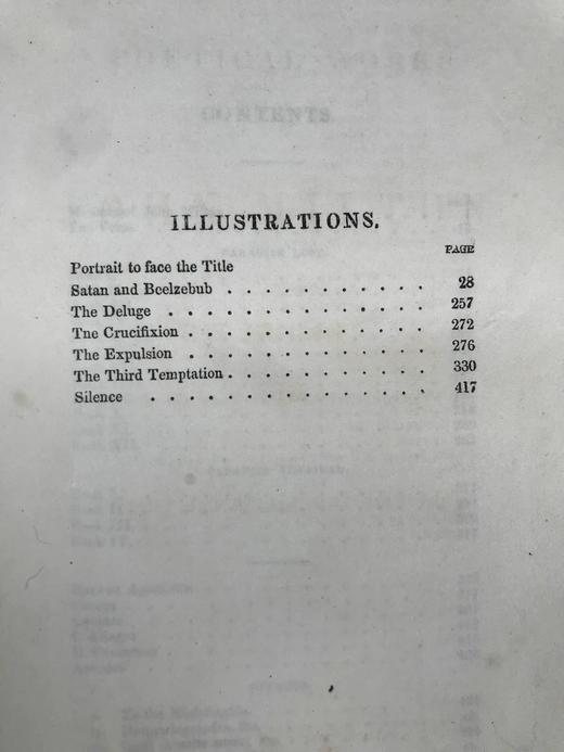 1845年 弥尔顿诗集 福赛尔、马丁等7幅版画插图 漆布精装18开 商品图4
