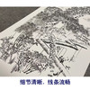 【大彩图】张大千工笔画白描底稿《青绿山水人物图》临摹勾线山水线稿QD22 商品缩略图4