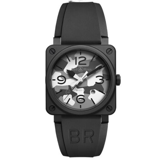 Bell & Ross 柏莱士  瑞士腕表 BR 03-92-White-Camo BR0392-CG-CE/SCA 商品图1