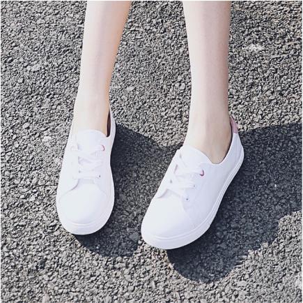 safiya索菲娅百搭燕尾拼色平底小白鞋2020商场同款SF01112011 商品图2