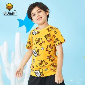 B.Duck小黄鸭童装夏季短袖T恤105-160 BF2201921A