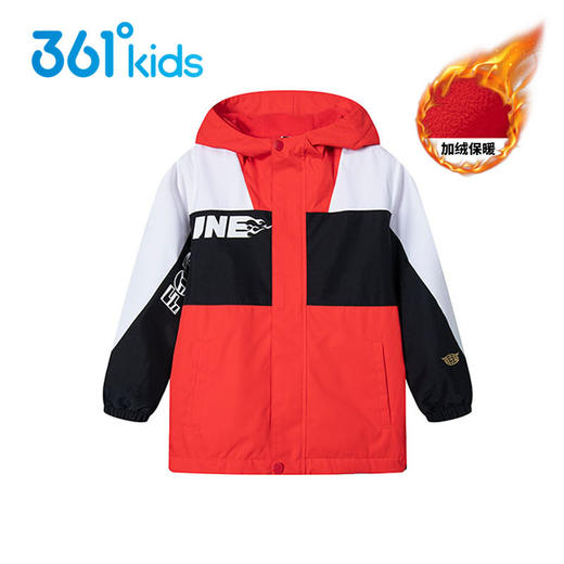 小361男童梭织加厚外套儿童加绒外衣学生2022春季新款k52213604 商品图1