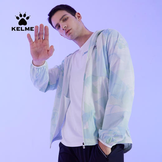 卡尔美年夏季男士新款梭织运动外套防晒服 商品图4