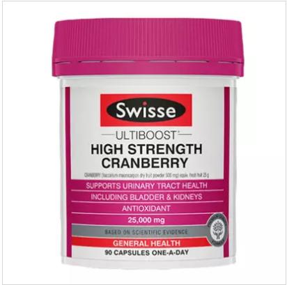 （保税仓）澳洲swisse斯维诗 蔓越莓精华胶囊 卵巢保养泌尿健康 90粒 商品图0