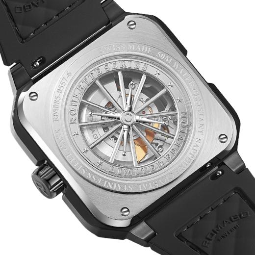 Romago SWISS 帝霸轮盘系列腕表 彩虹色 RM085-0557PL-RBOW-6 商品图5