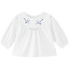英氏-童衣类（春）F2英针圆领长套衣英氏白100CM 商品缩略图0