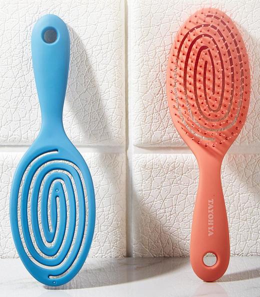 【6F】多样屋弹力魔发梳干湿两用弹性卷发梳子家用气囊按摩梳内扣造型梳 商品图2