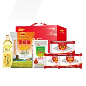 金龙鱼米面粮油套装（米2.5KG 油1.5L 面粉1KG 面片120G*3/盒）