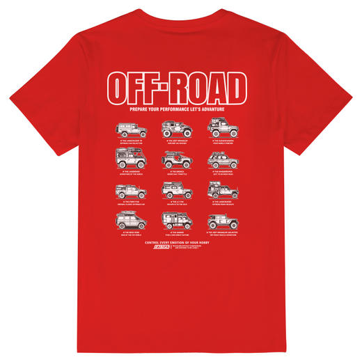 2022春夏潮男简约越野车元素户外休闲短袖T恤offroad个性范打底衫 NMT-1807 商品图7