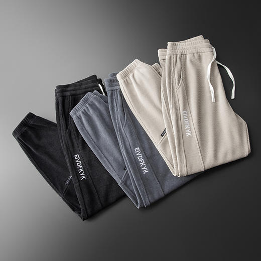 【DH】大依优型大码松紧腰灯芯绒橡筋口休闲裤卫裤宽松小脚长裤加肥加大胖子 商品图9